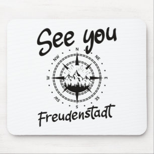 See You Hiking Freudenstadt Germany Vacation Ski C Mouse Pad