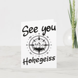 See You Hiking Hohegeiß Germany Vacation Ski Comp Card