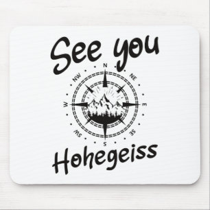 See You Hiking Hohegeiß Germany Vacation Ski Comp Mouse Pad