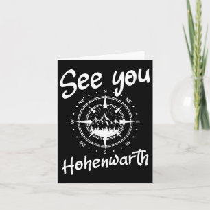 See You Hiking Hohenwarth Germany Vacation Ski Com Card