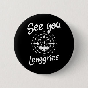 See You Hiking Lenggries Germany Vacation Ski Comp 6 Cm Round Badge