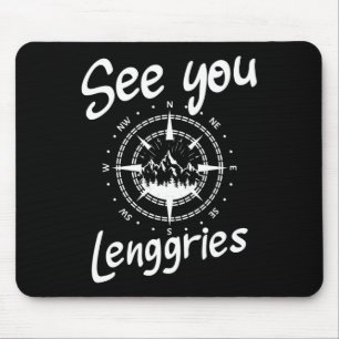 See You Hiking Lenggries Germany Vacation Ski Comp Mouse Pad