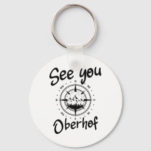 See You Hiking Oberhof Germany Vacation Ski Comp  Key Ring