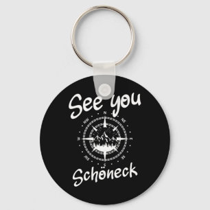 See You Hiking Schöneck Germany Vacation Ski Comp Key Ring