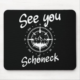 See You Hiking Schöneck Germany Vacation Ski Comp Mouse Pad