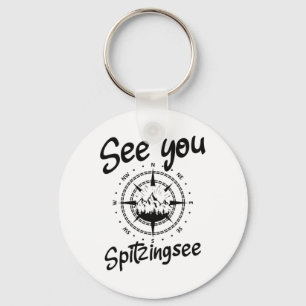 See You Hiking Spitzingsee Germany Vacation Ski Co Key Ring