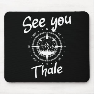See You Hiking Thale Germany Vacation Ski Comp  Mouse Pad
