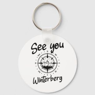 See You Hiking Winterberg Germany Vacation Ski Com Key Ring