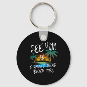 See You Honolulu Vintage Oahu Hawaii Surfer Men Wo Key Ring