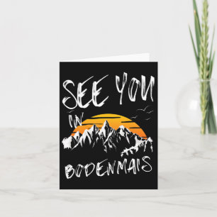 See You In Bodenmais Germany Vacation Ski Card