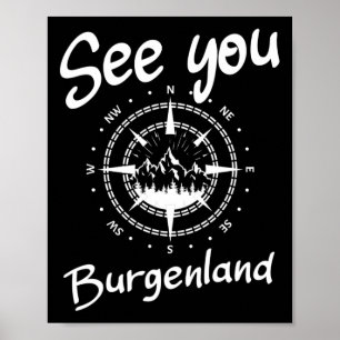 See You In Burgenland Comp Ski Austria Vacation Poster