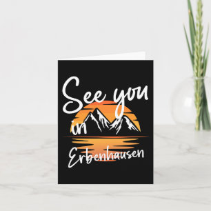 See You In Erbenhausen Germany Vacation Ski Card