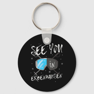 See You In Erbenhausen Germany Vacation Ski Goggle Key Ring