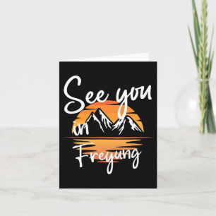 See You In Freyung Germany Vacation Ski  Card