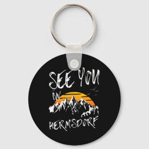 See You In Hermsdorf Germany Vacation Ski Key Ring