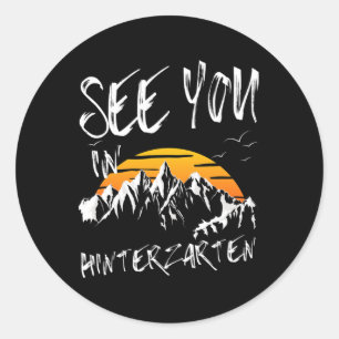 See You In Hinterzarten Germany Vacation Ski Classic Round Sticker