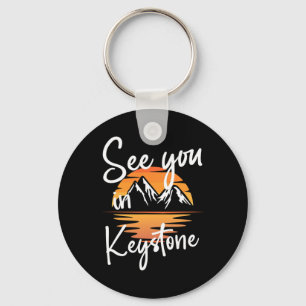 See You In Keystone Usa Vacation Ski Key Ring