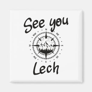 See You In Lech Vorarlberg Comp Ski Vacation Magnet