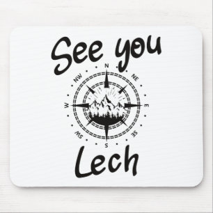 See You In Lech Vorarlberg Comp Ski Vacation Mouse Pad