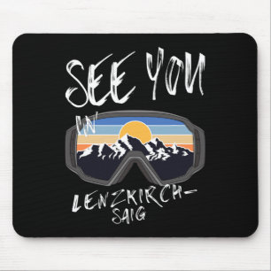 See You In Lenzkirch-saig Germany Vacation Ski Gog Mouse Pad