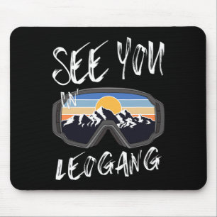See You In Leogang Sheimerburger Land Vacation Ski Mouse Pad