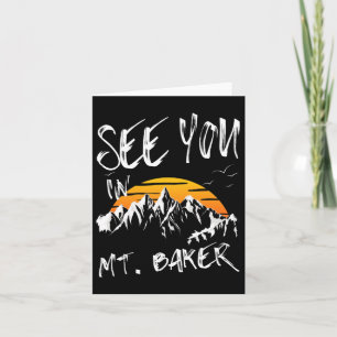 See You In Mt. Baker Usa Vacation Ski 1 Card