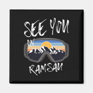 See You In Ramsau Germany Vacation Ski Goggles 1 Magnet