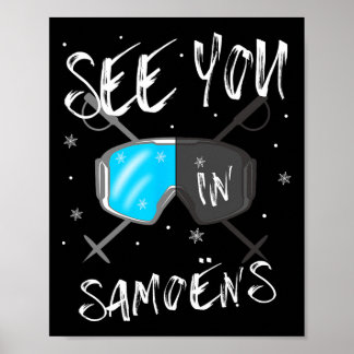 See You In Samoëns France Hiking Vacation Ski  Poster