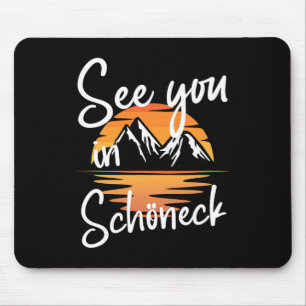 See You In Schöneck Germany Vacation Ski Mouse Pad