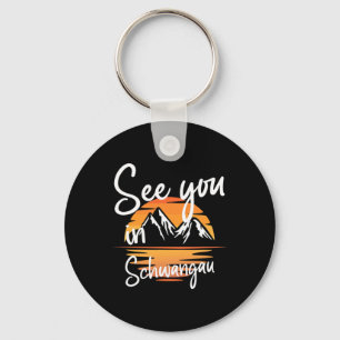 See You In Schwangau Germany Vacation Ski 1 Key Ring