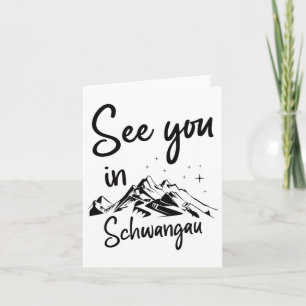 See You In Schwangau Germany Vacation Ski Card