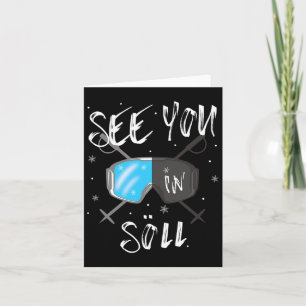 See You In Söll Tyrol Vacation Ski Goggles 1 Card