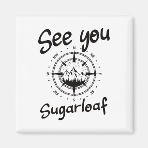 See You In Sugarloaf Usa Vacation Ski Comp 1 Magnet