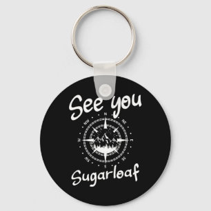 See You In Sugarloaf Usa Vacation Ski Comp Key Ring