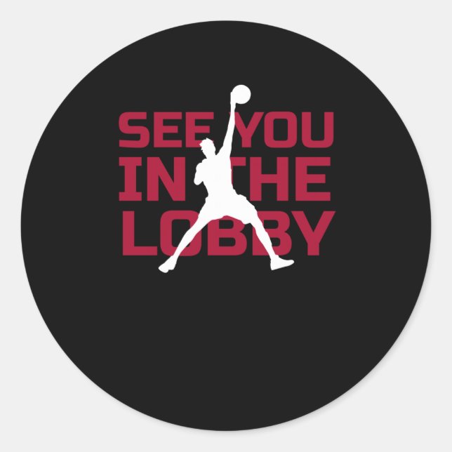 See You In The Lob1  Classic Round Sticker (Front)