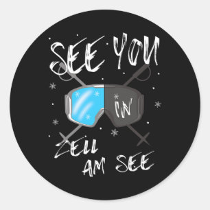 See You In Zell Am See Sheimerburger Land Vacation Classic Round Sticker