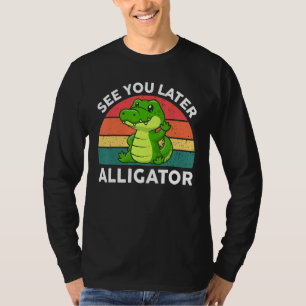 See You Later Alligator-Shirt Boys Kid Crocodile G T-Shirt
