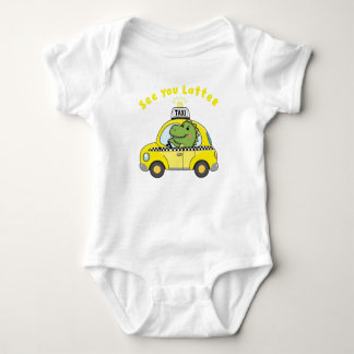 See You Later Dinosaur Taxi  Baby Bodysuit