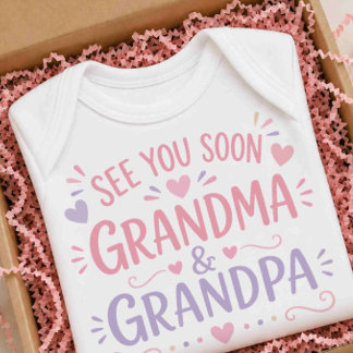 See You Soon Grandma Grandpa Bodysuit