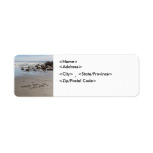 See You Soon! Return Address Label