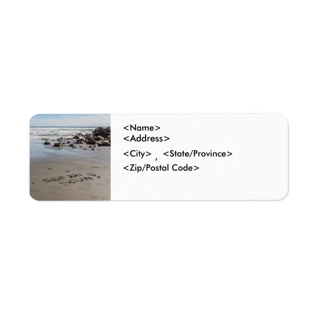 See You Soon! Return Address Label (Front)
