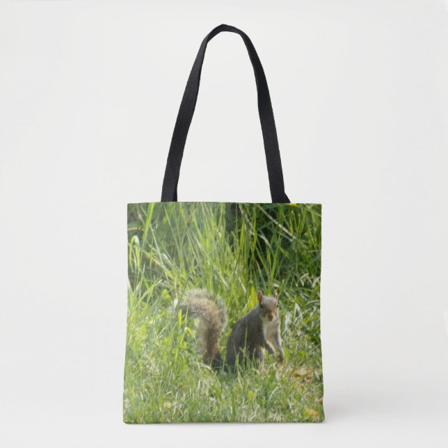 See You Squirrel Shoulder Tote Bag (Front)