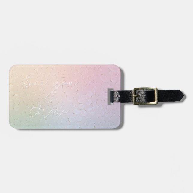 'See you there' luggage tag (Front Horizontal)