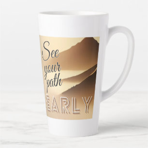 See Your Patch Clearly Latte Mug