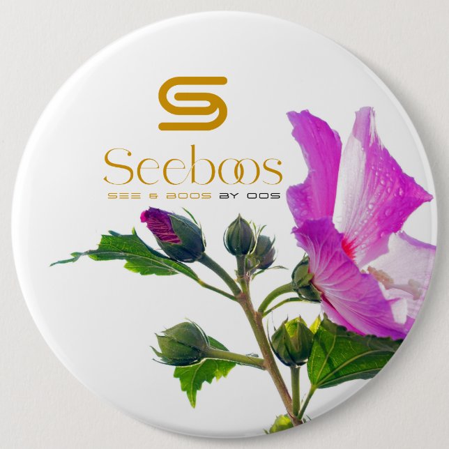 SEEBOOS COOKIES 6 CM ROUND BADGE (Front)
