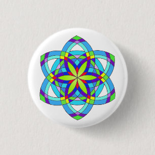 seed 4 3 cm round badge