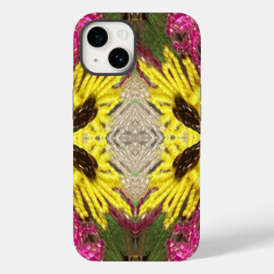 Seed Beading Floral Arrangement Pattern Abstract  Case-Mate iPhone 14 Case