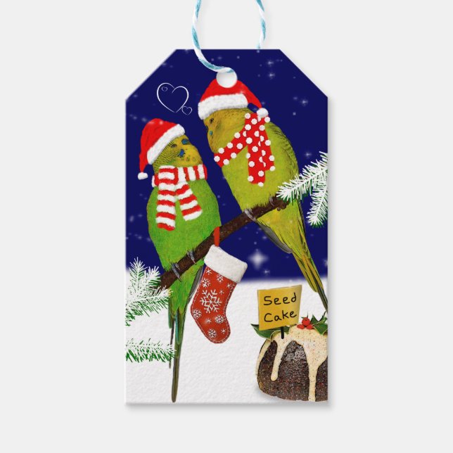 Seed Cake Christmas Gift Tags (Front)