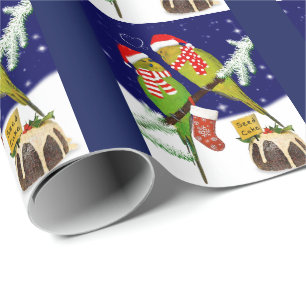 Seed Cake Christmas Wrapping Paper