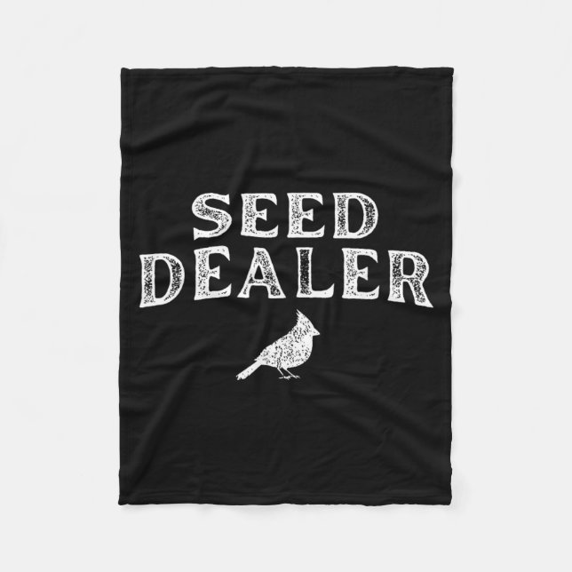Seed Er Funny Bird Lover Fleece Blanket (Front)